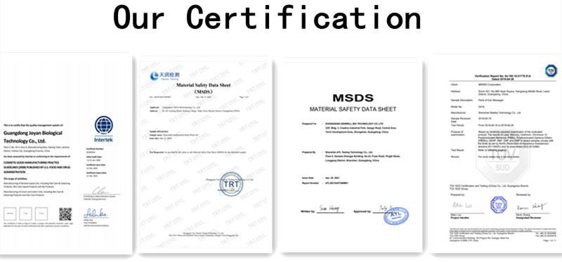 Our Certification