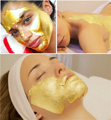 Carta foglia oro, ottimo prodotto per la cura della pelle, progetto di decora...